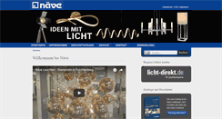 Desktop Screenshot of naeve-leuchten.de